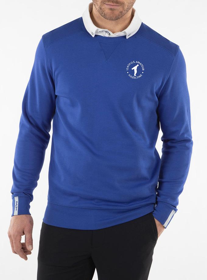 124th U.S. Amateur Men's Bobby Jones Signature Leaderboard Pima Cotton Pullover For Sale