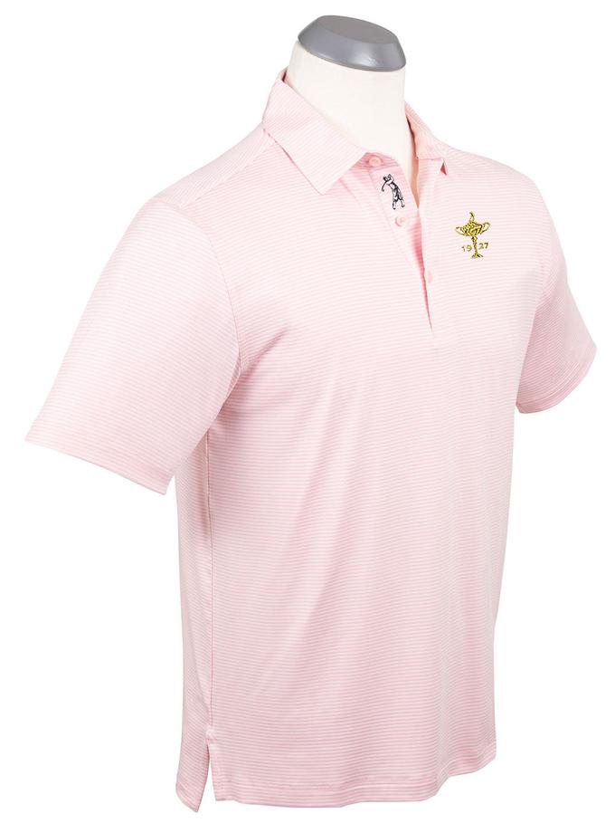 Bobby Jones 1927 Ryder Cup Performance Jersey Mini Tonal Feed Stripe Polo New Arrival