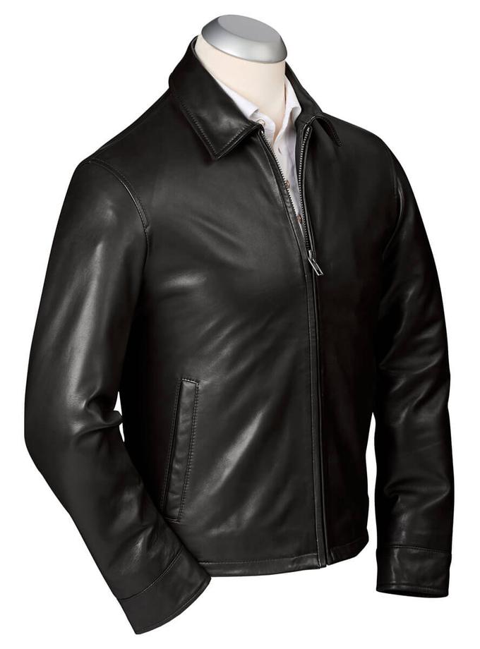 Bobby Jones Classic Lambskin Leather Windbreaker Best Seller