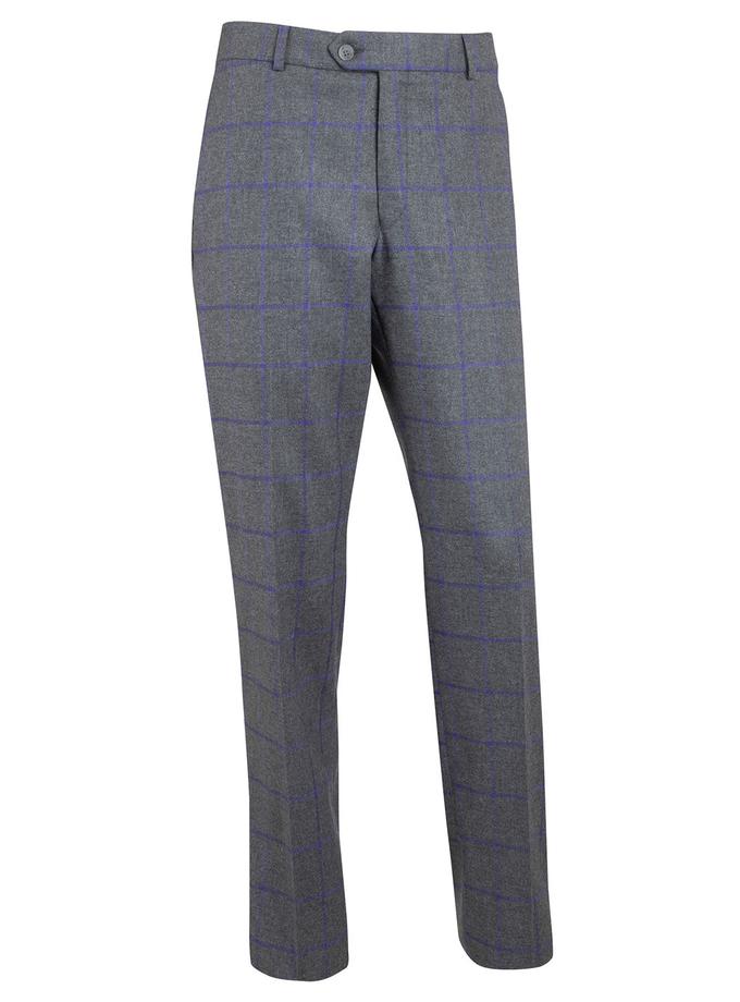 Bobby Jones Heritage Flat Front Windowpane Pant New Arrival