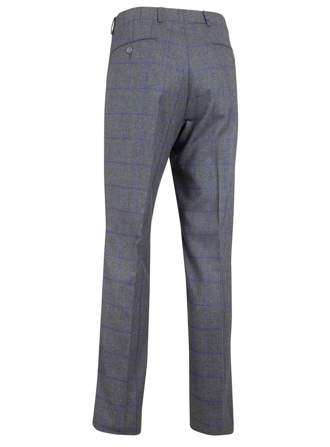 Bobby Jones Heritage Flat Front Windowpane Pant New Arrival