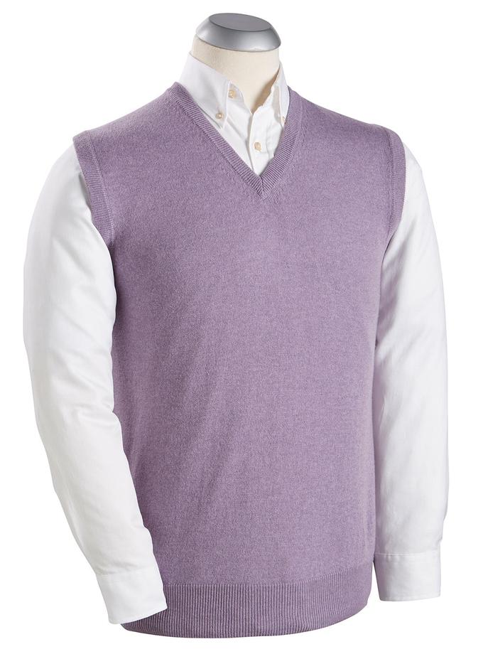 Bobby Jones Heritage Italian 100% Cashmere V-Neck Vest Free shipping