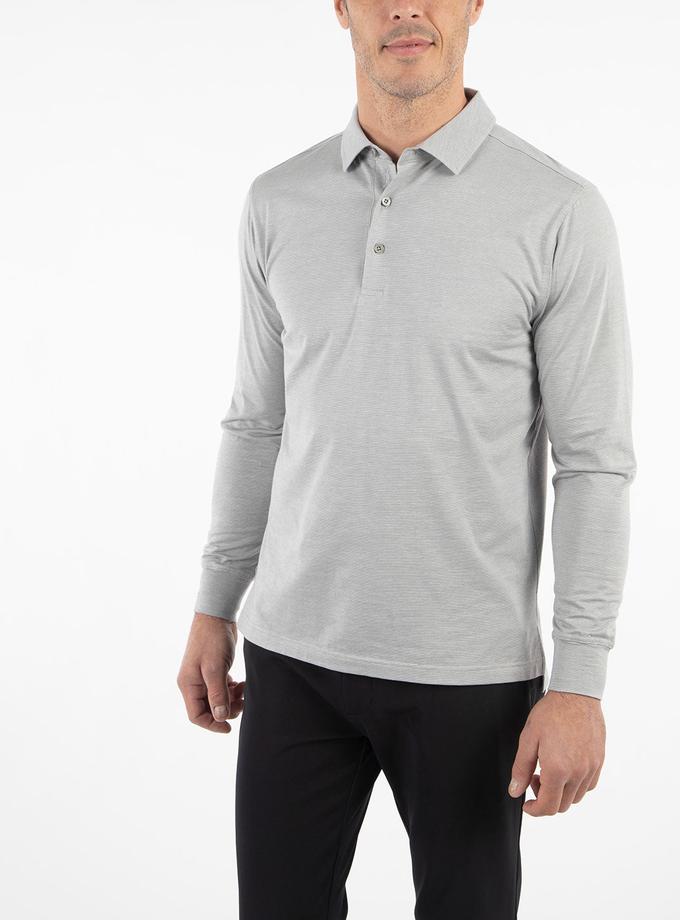 Bobby Jones Liquid Stretch Cotton Long-Sleeve Polo Shirt Same Day Delivery