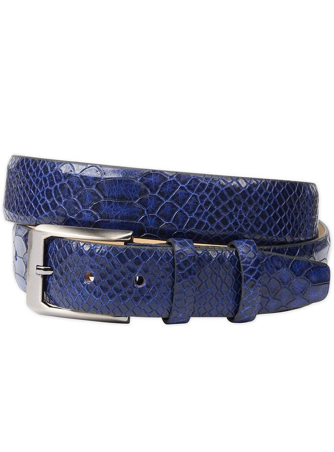 Bobby Jones Mock Python Calf Skin Belt Free shipping