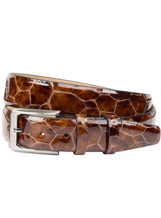 Bobby Jones Mock Reptile Calf Skin Belt New Arrival