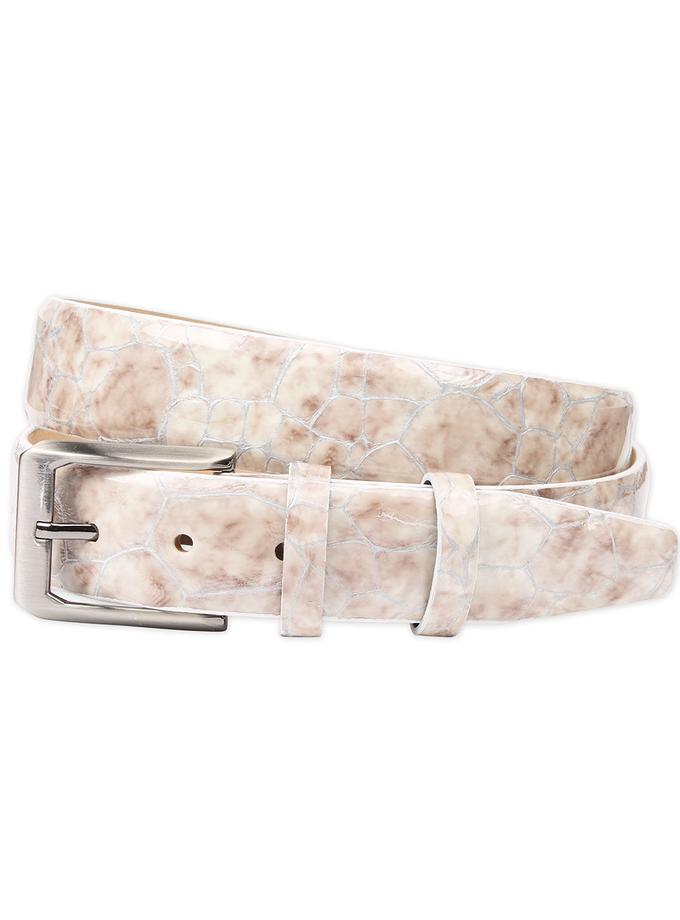 Bobby Jones Mock Reptile Calf Skin Belt New Arrival