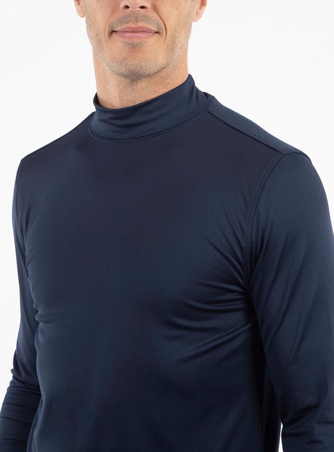 Bobby Jones Performance Brushed-Back Stretch Jersey Mock Neck Shirt Best Seller