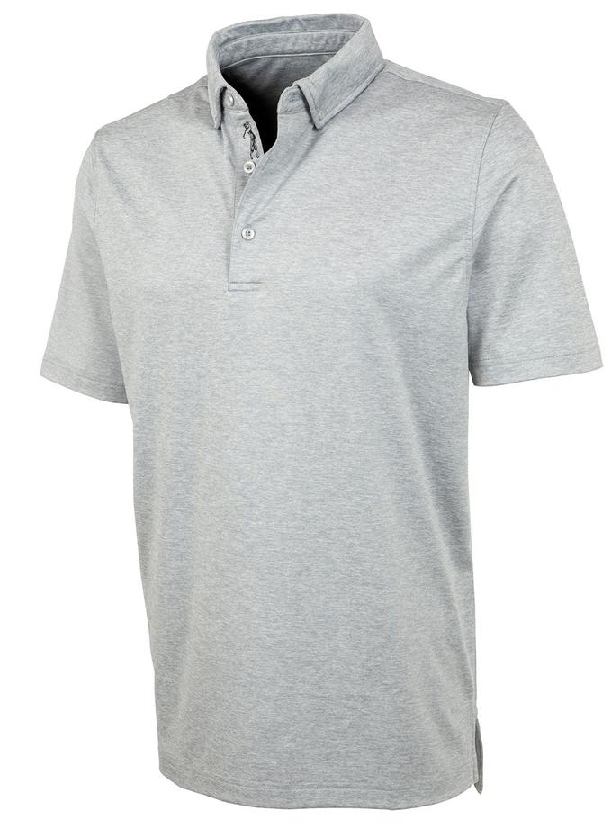 Bobby Jones Performance Brushed-Back Stretch Jersey Short Sleeve Button-Down Polo On Sale