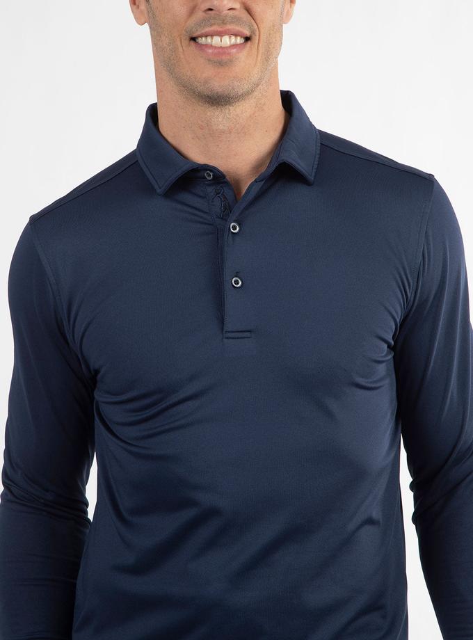 Bobby Jones Performance Brushed Poly Flannel Stretch Jersey Polo with Player Placket Same Day Delivery