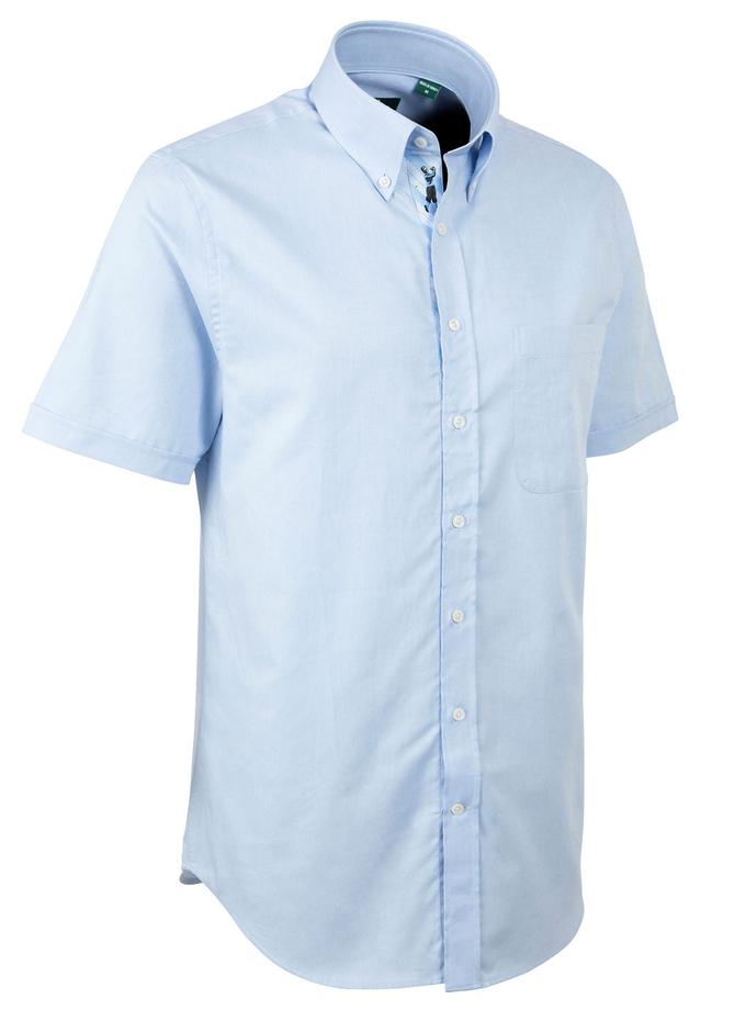 Bobby Jones Signature 100% Cotton Oxford Button-Down Short Sleeve Shirt Same Day Delivery