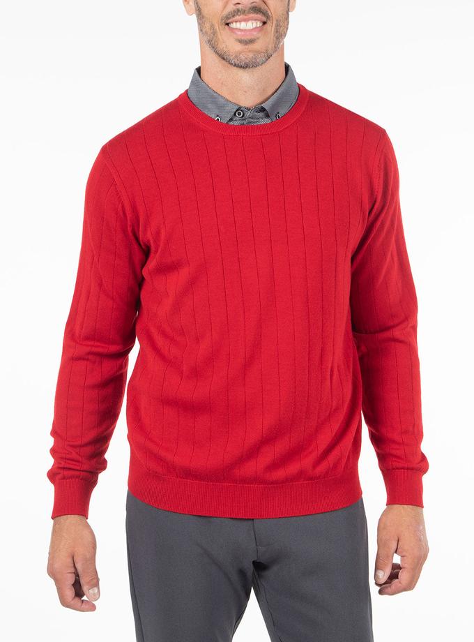 Bobby Jones Signature Merino Crew Neck Pullover On Sale