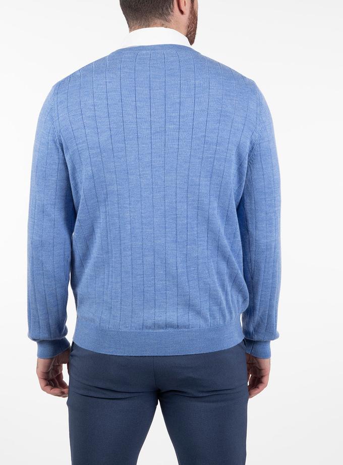 Bobby Jones Signature Merino V-neck Pullover Sweater On Sale