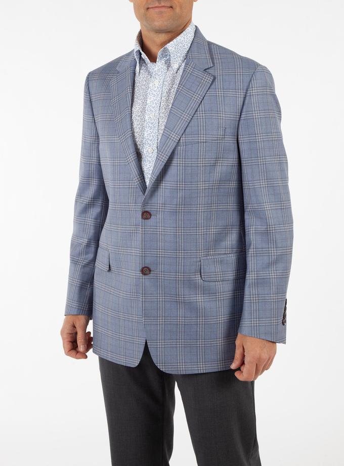 Bobby Jones Signature Plaid 100% Superfine Wool Sport Coat High Quality