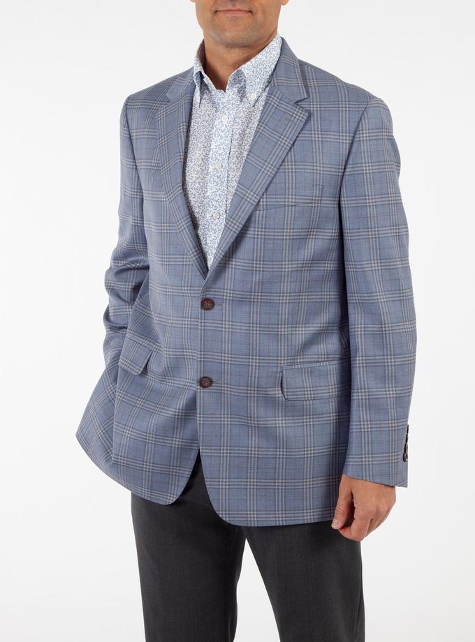 Bobby Jones Signature Plaid 100% Superfine Wool Sport Coat High Quality