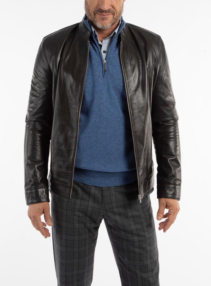 Bobby Jones Signature Premium Soft Leather Jacket For Sale