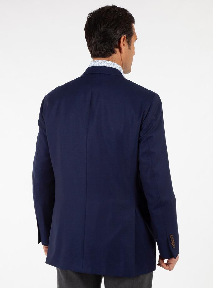 Bobby Jones Signature Solid Navy 100% Superfine Wool Sport Coat Free shipping