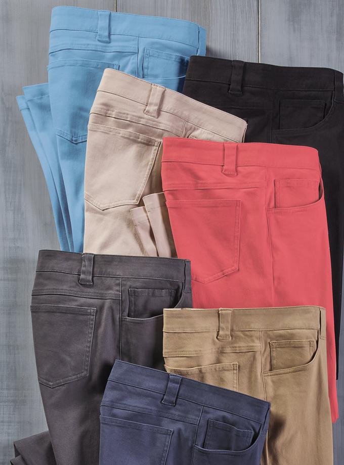 Bobby Jones St. Charles 2.0 Brushed Cotton Stretch 5-Pocket Pants Best Price