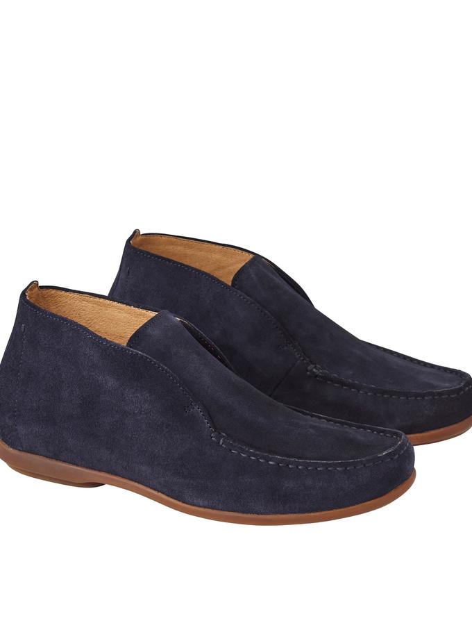 Bobby Jones Trask Bendale Slip-on Shoe - Navy Suede High Quality