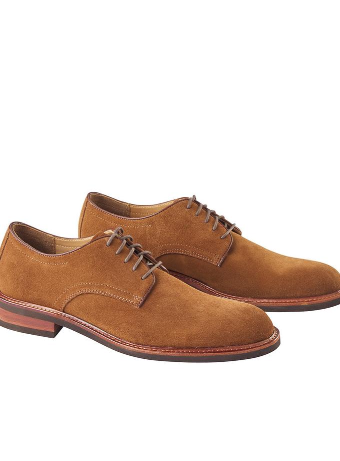 Bobby Jones Trask Landry English Suede Oxford - Snuff New Arrival