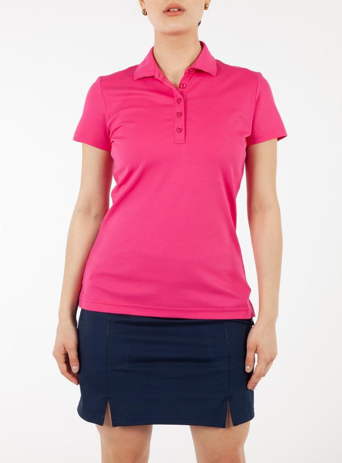 Bobby Jones Women's Solid Supreme Cotton Short Sleeve Polo Shirt Best Buy