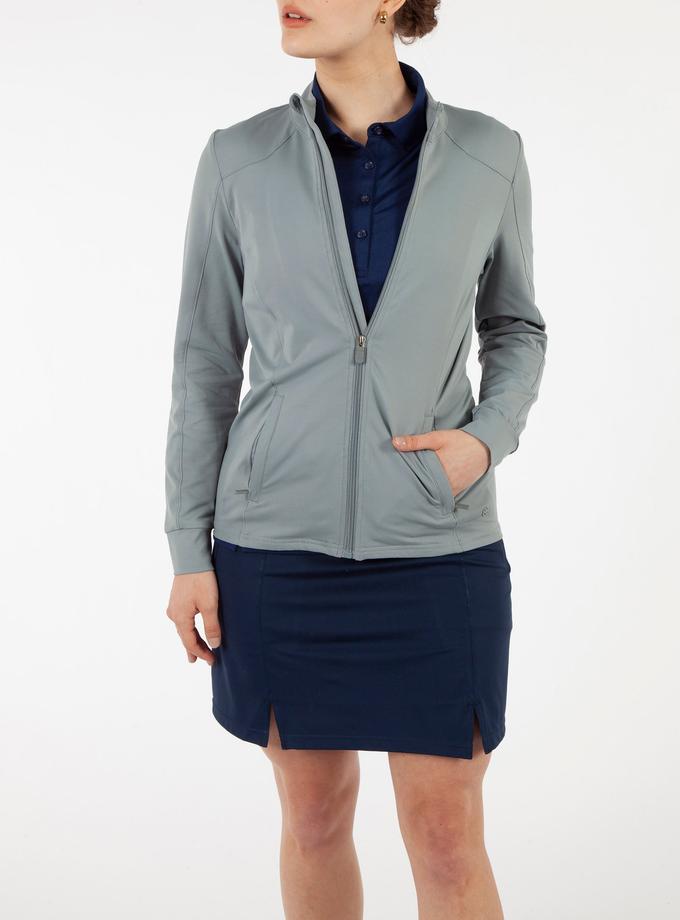 Bobby Jones Women's Tech Solid Full-Zip Jacket Best Buy